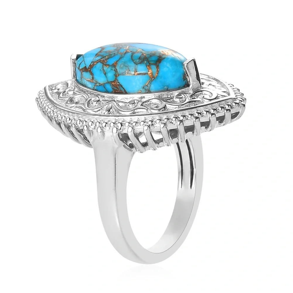 Chestnut Brine Turquoise Ring